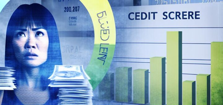 The impact of debt on credit scores.